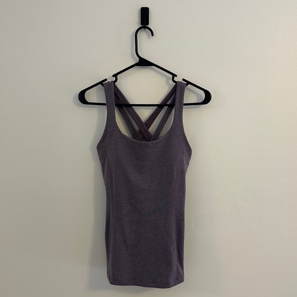 Lululemon Cross It Off Tank - 8 - Heathered Graphite Purple - Picture 7 of 12